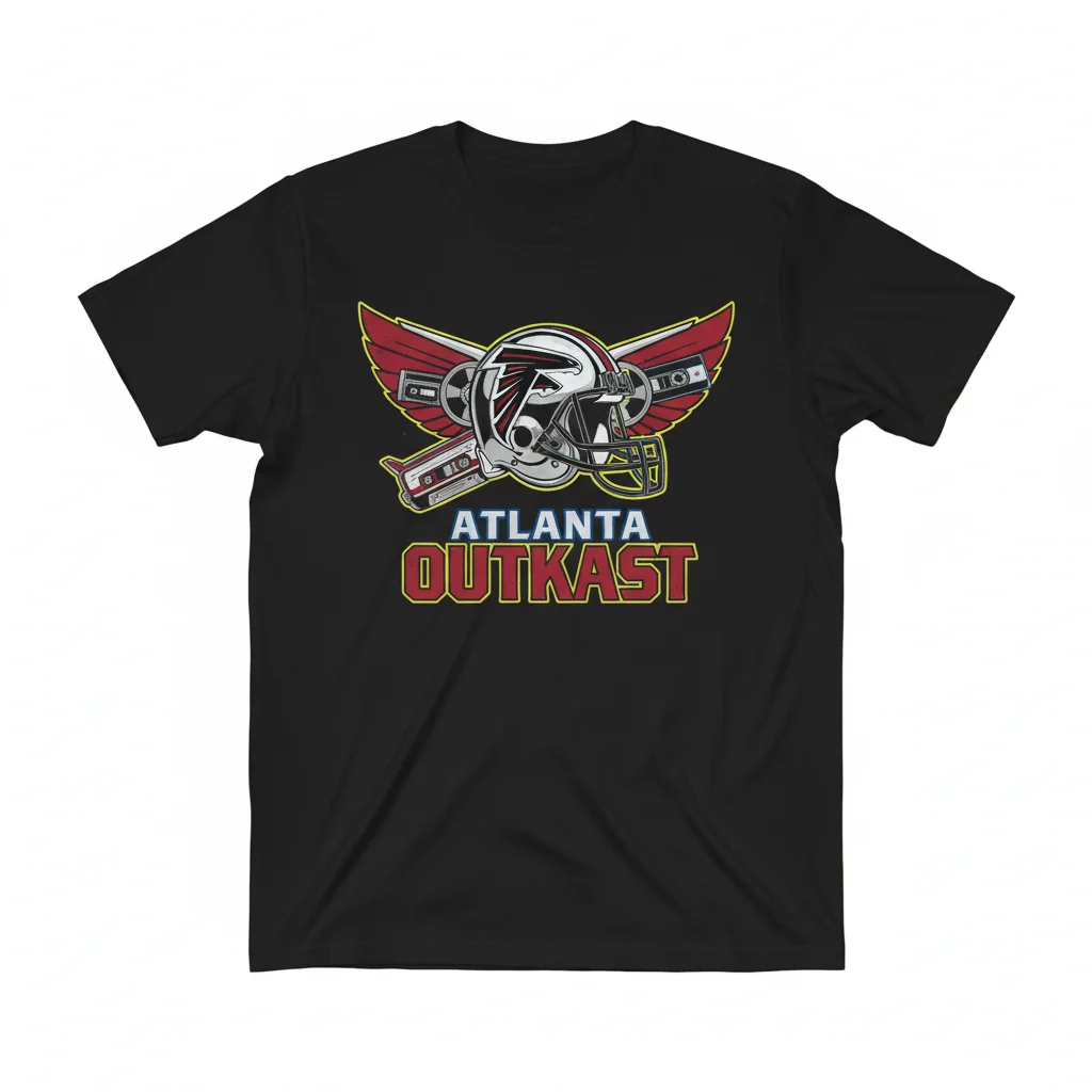 Atlanta Falcons Outkast T-Shirt - Official NFL & Hip-Hop Crossover Fan Gear