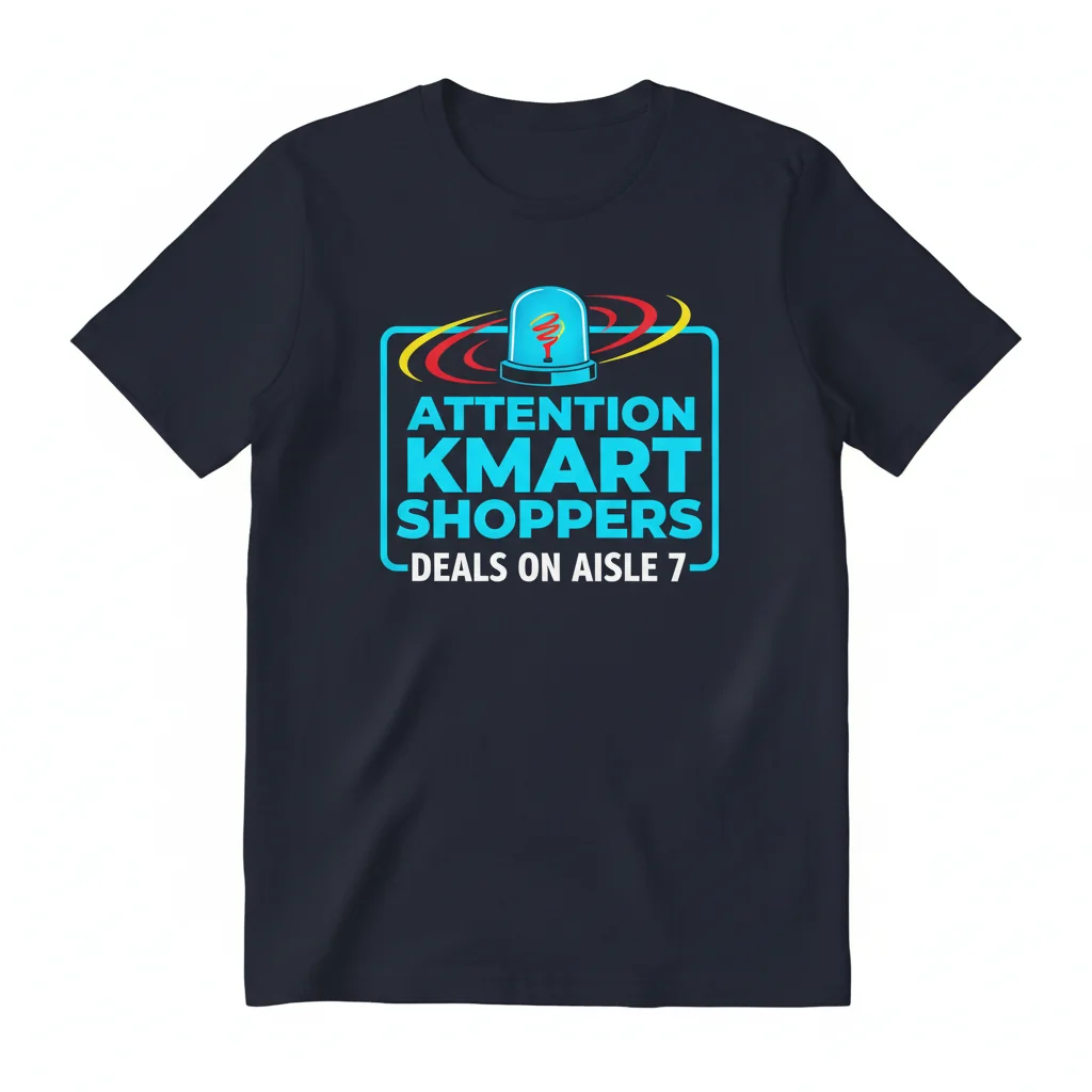 Attention Kmart Shoppers Essential T-Shirt – Retro Retail Tee