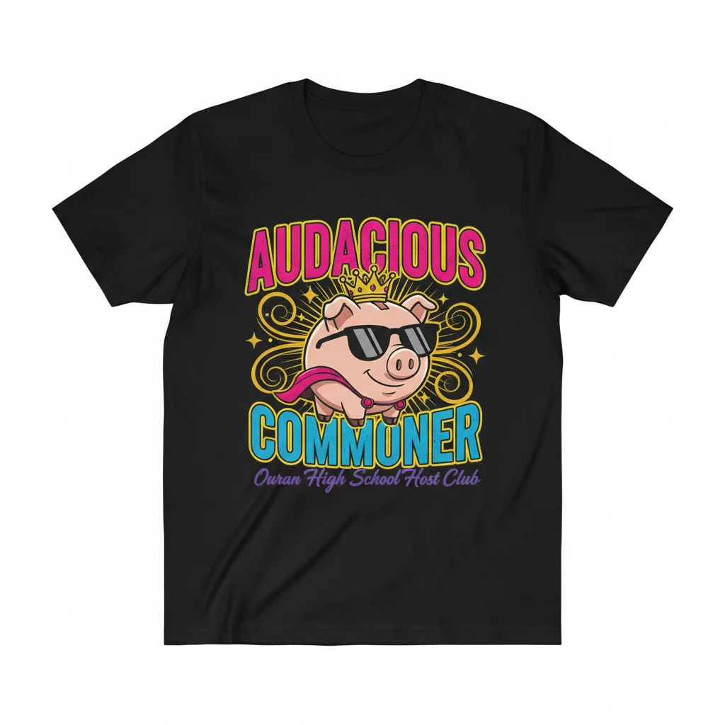 Audacious Commoner: Ouran Host Club Inspired Essential Tee