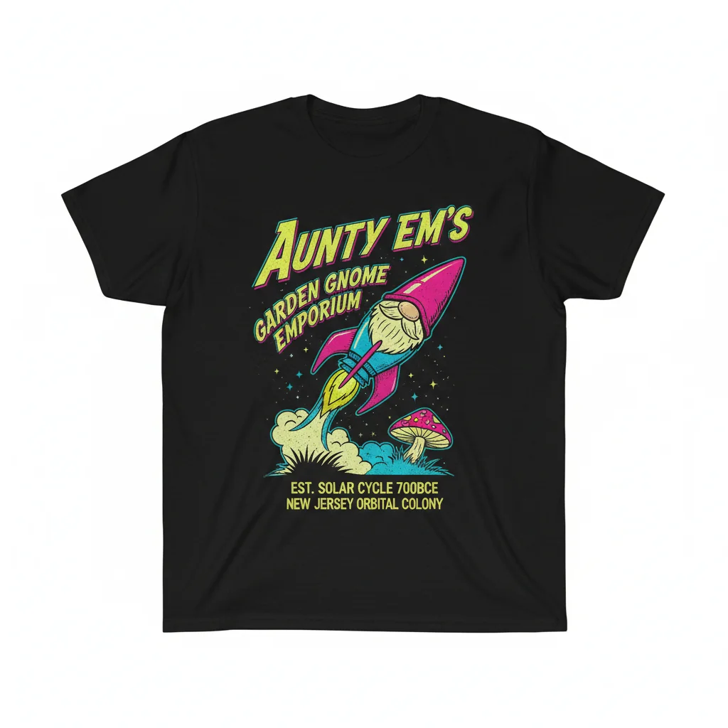 Aunty Em's Garden Gnome Emporium Tee