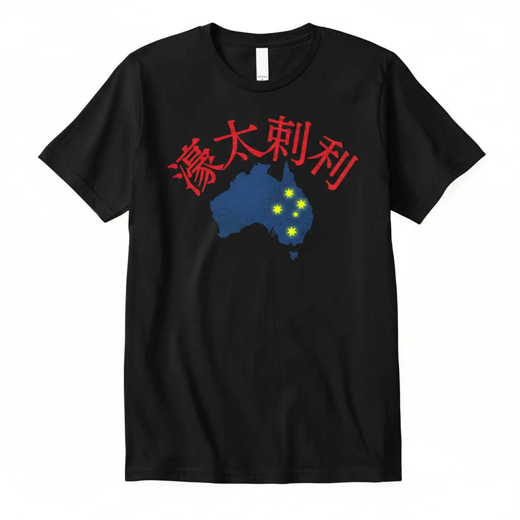 Australia in Japanese Kanji: Embrace the Wanderlust Essential T-Shirt