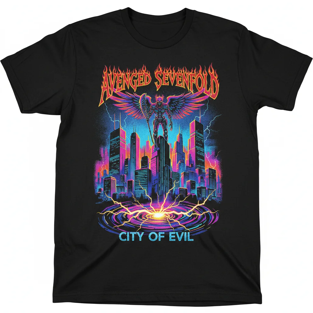 Avenged Sevenfold City of Evil Shirt | Premium Fade-Resistant & Pre-Shrunk Fit
