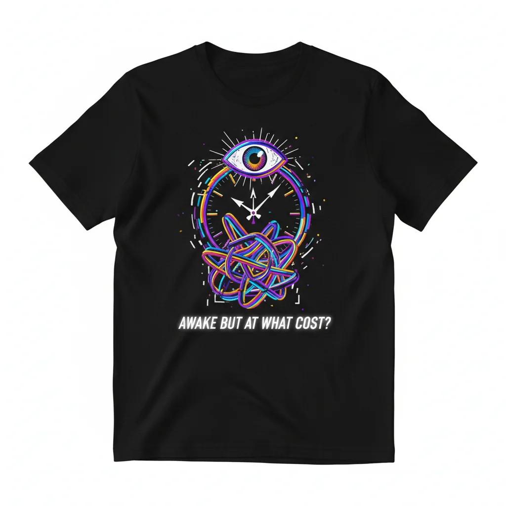 Awake but at what cost? – The Existential Comfort Tee