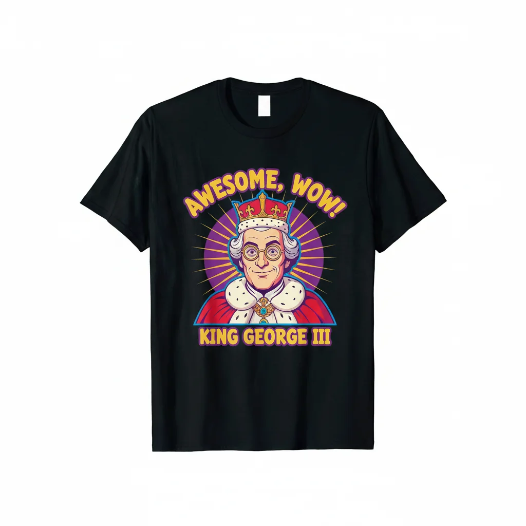 Awesomely Durable Hamilton King George III Quote T-Shirt – Fade-Resistant & Perfect Fit