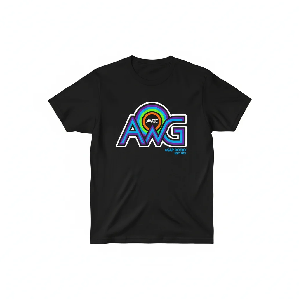 AWGE ASAP Rocky Merch Essential T-Shirt - Premium Cotton Tee