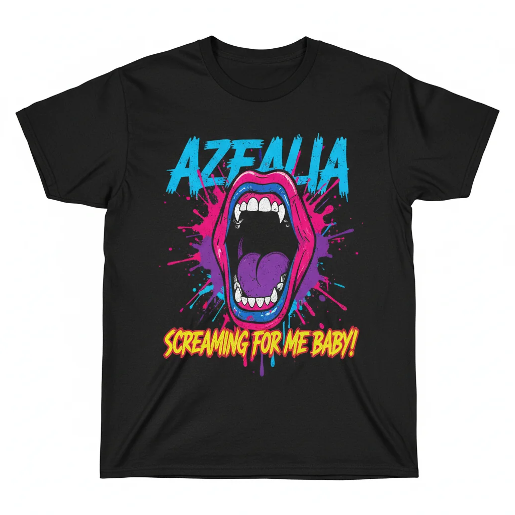 Azealia Banks Screaming For Me Baby T-Shirt - Premium Graphic Tee