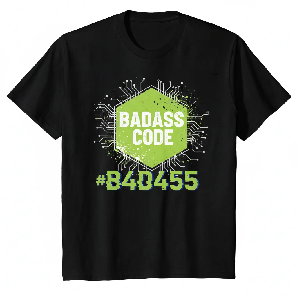 Badass IT Code B4D455 Hex Color Computer Scientist Essential T-Shirt
