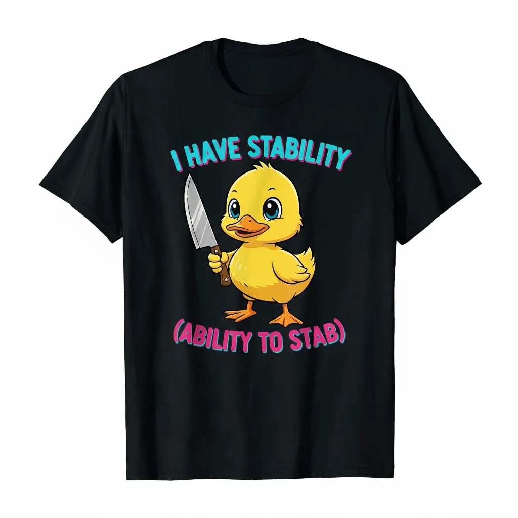 Duck with a Dagger: Embrace Your Unstoppable Spirit Tee