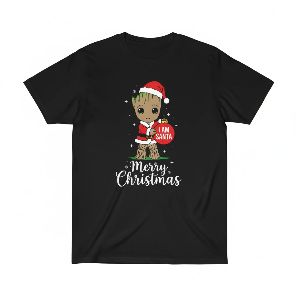 Baby Groot I Am Santa Merry Christmas Ornament - Guardians of the Galaxy Festive Decor