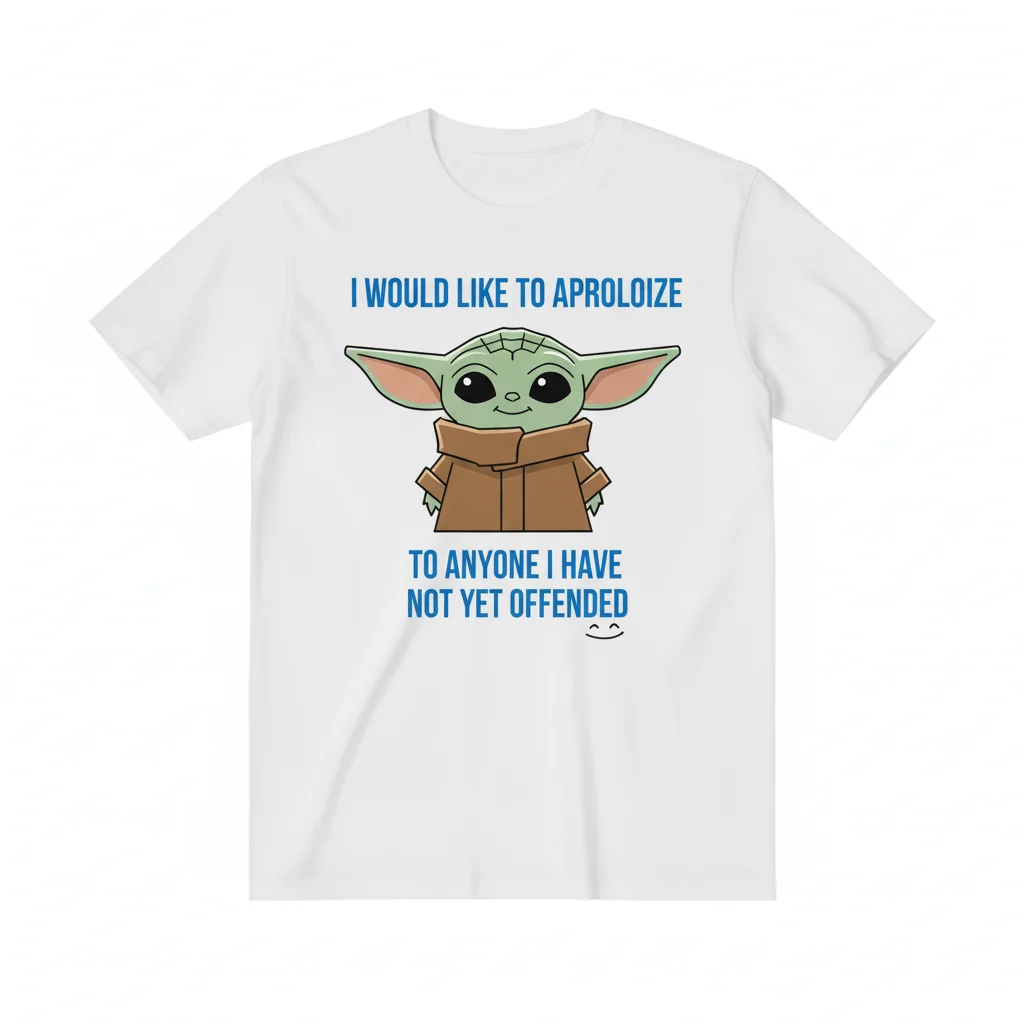 Baby Yoda Apology Tour Tee