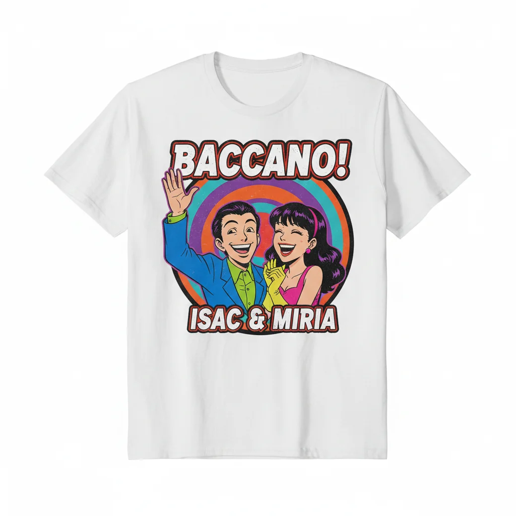 Baccano! Isaac and Miria White Essential T-Shirt – Durable, Pre-Shrunk Comfort