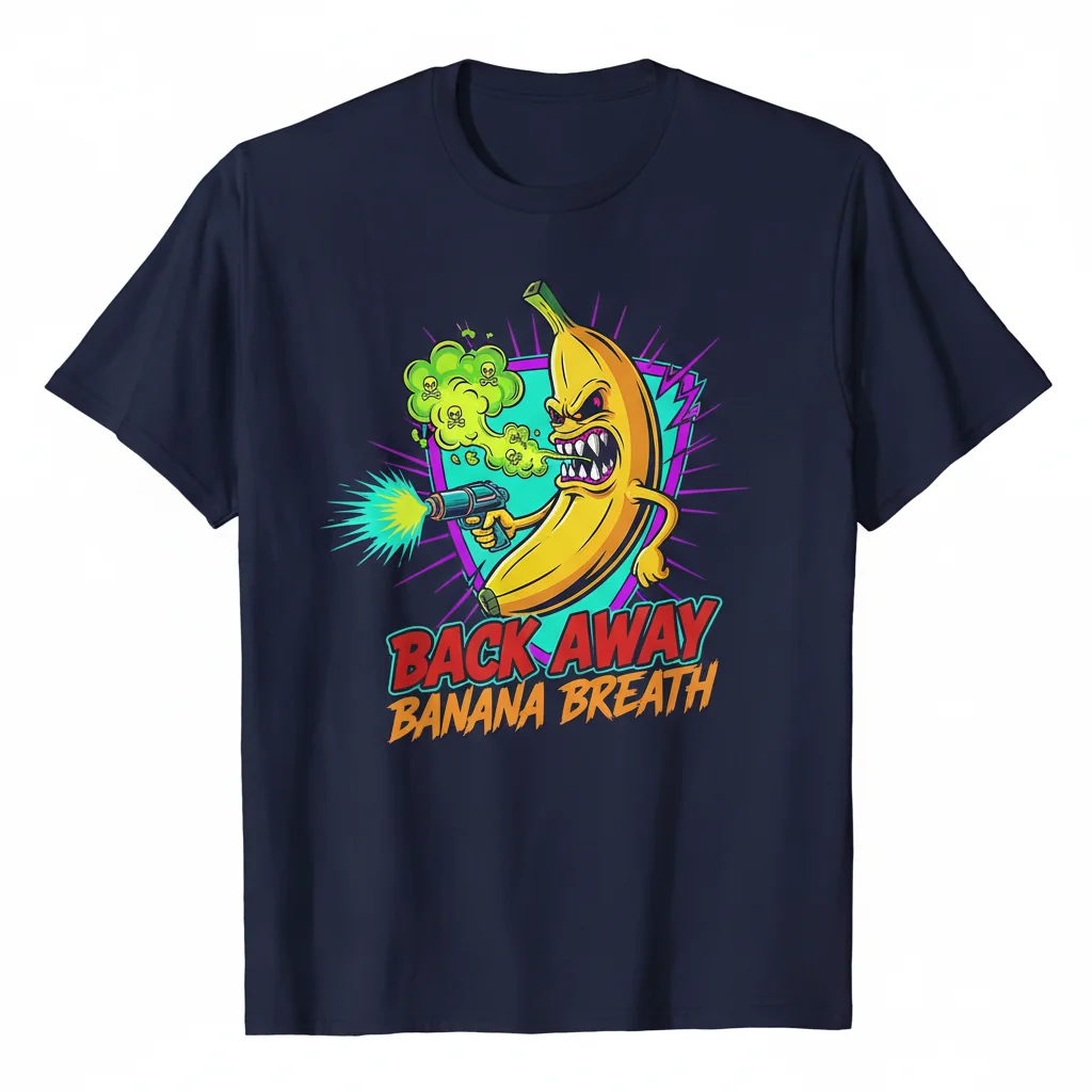 Back Away Banana Breath: A Whimsical Statement Essential T-Shirt