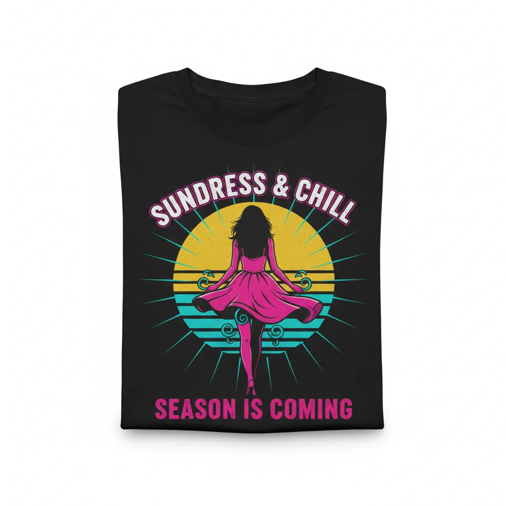 Sundress Season Ready: Premium Essential T-Shirt – No Panties Required Vibes