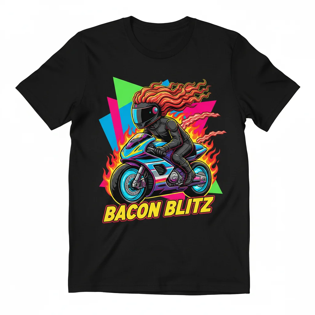 Bacon Hair Rider Tee