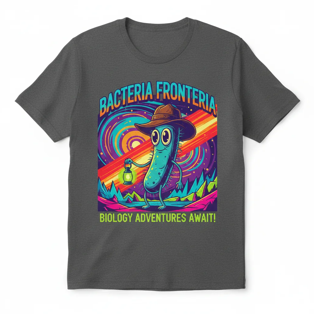 Bacteria Fronteria T-Shirt: Unverzichtbar für Biologie-Enthusiasten