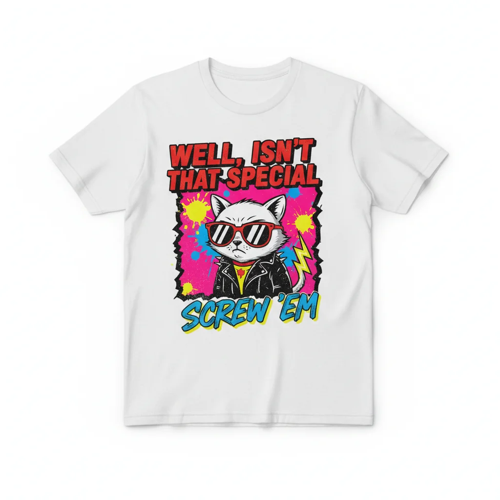 Bad Attitude Screw Them Meme Sassy Funny Retro Vintage Essential T-Shirt