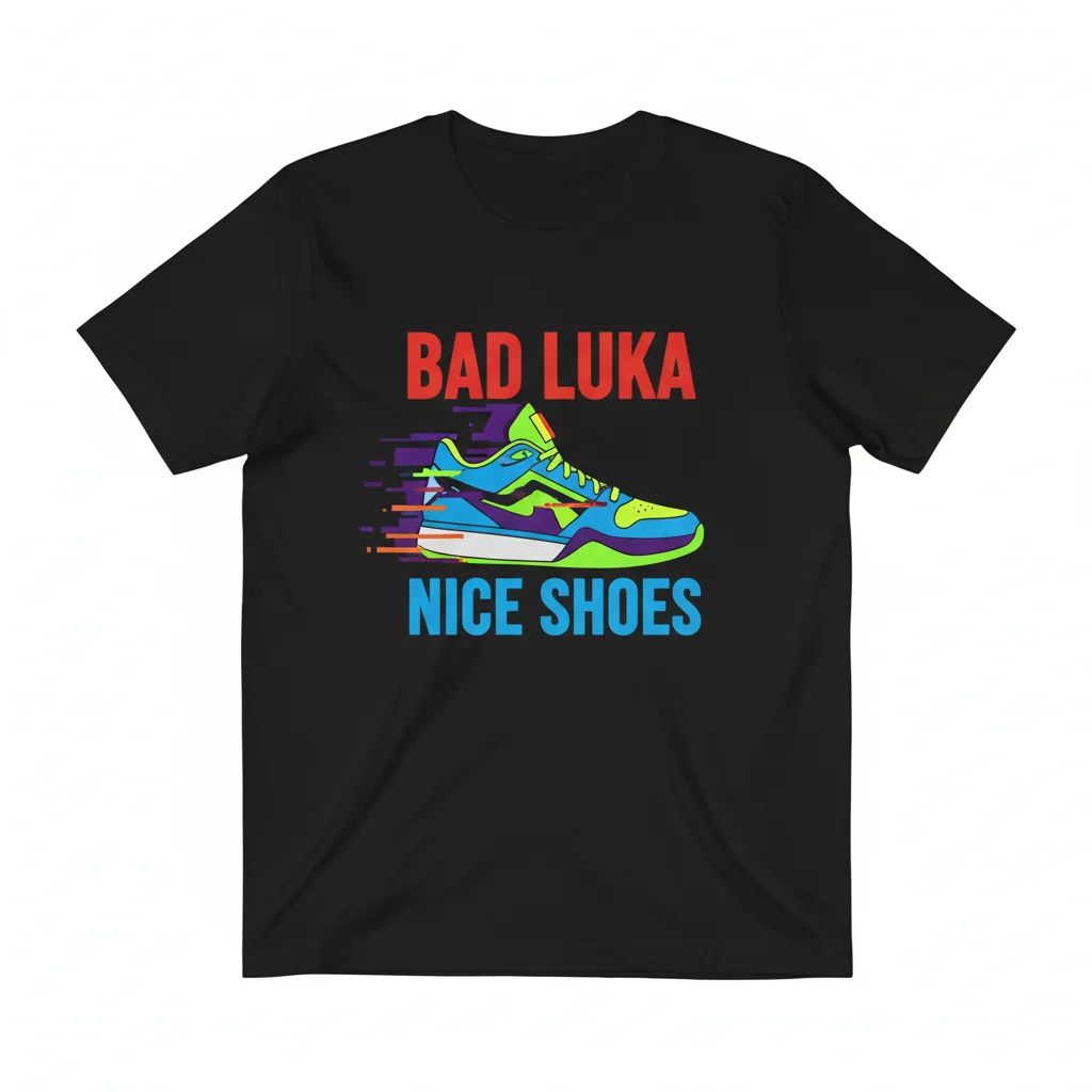 Bad Luka Nice Shoes T-Shirt - Basketball Fan Apparel