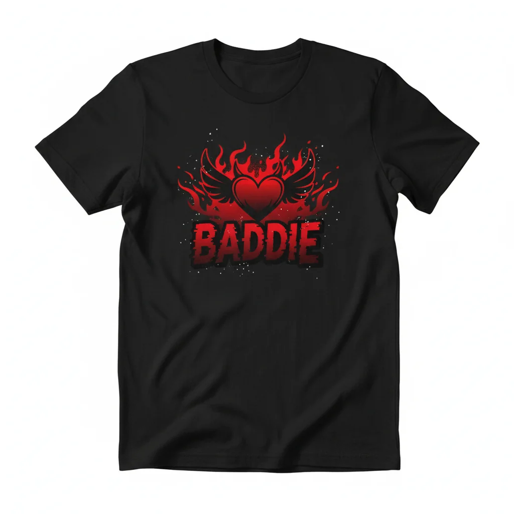 Baddie Red Essential T-Shirt – Bold & Comfy Unisex Tee