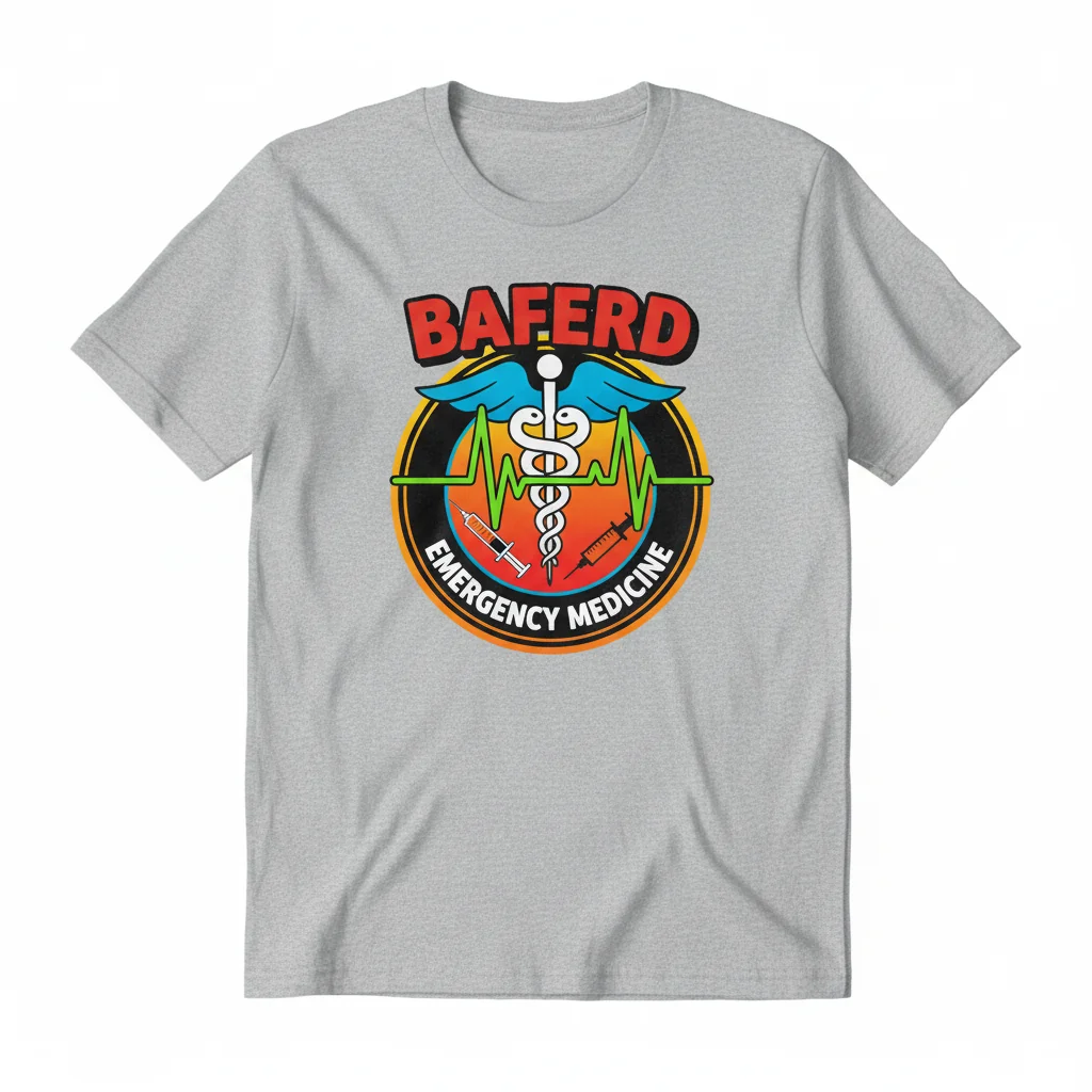 BAFERD Emergency Medicine: The Healer's Heart Essential Tee