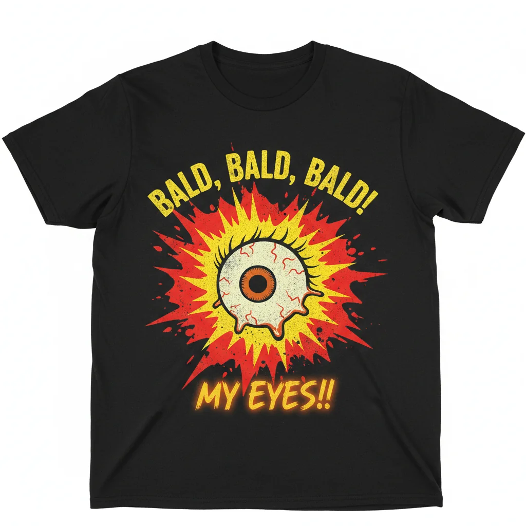 Bald Bald Bald My Eyes Spongebob: A Meme of Pure Delight Essential T-Shirt