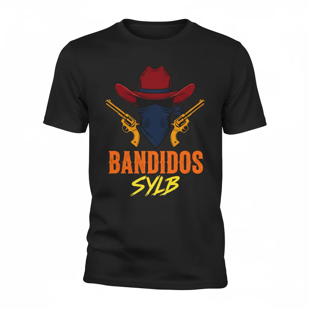 Bandidos SYLB: Your Essential Canvas of Rebellion T-Shirt