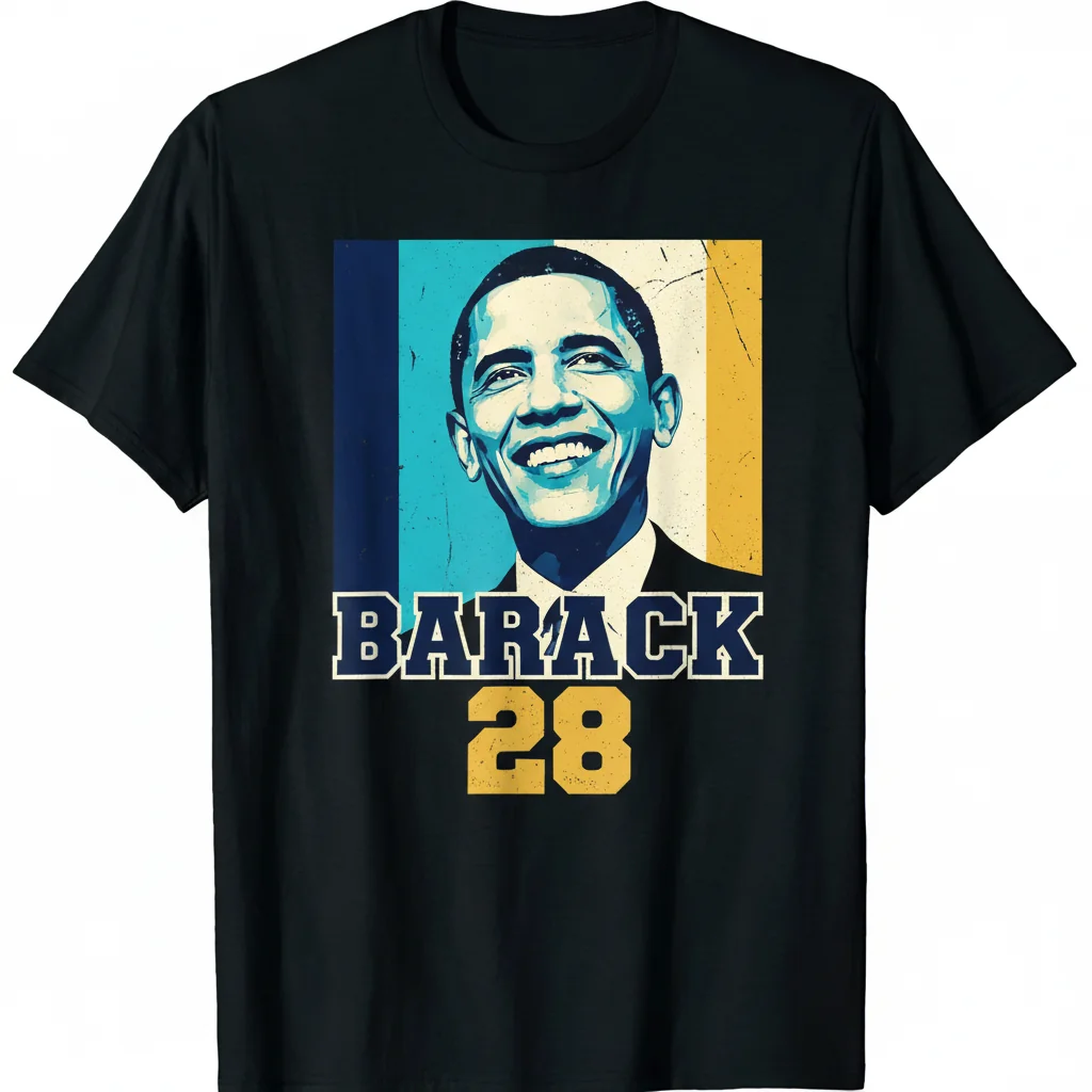 Barack Obama 28th President Fan T-Shirt - Premium Cotton Tee