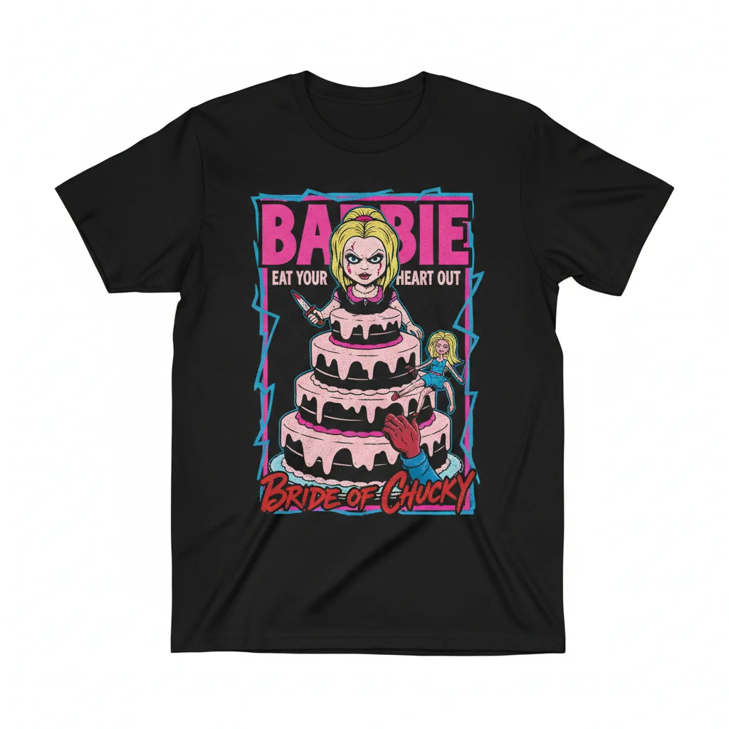 Barbie, Eat Your Heart Out: Bride of Chucky Essential Tee