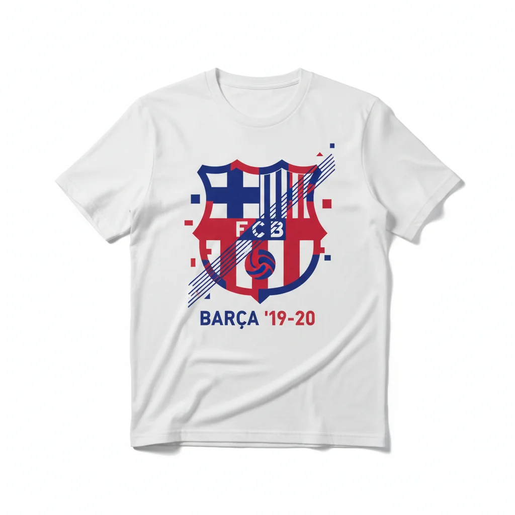 Barcelona Checkered Fan Flag Essential Tee - A Tribute to Legacy & Style