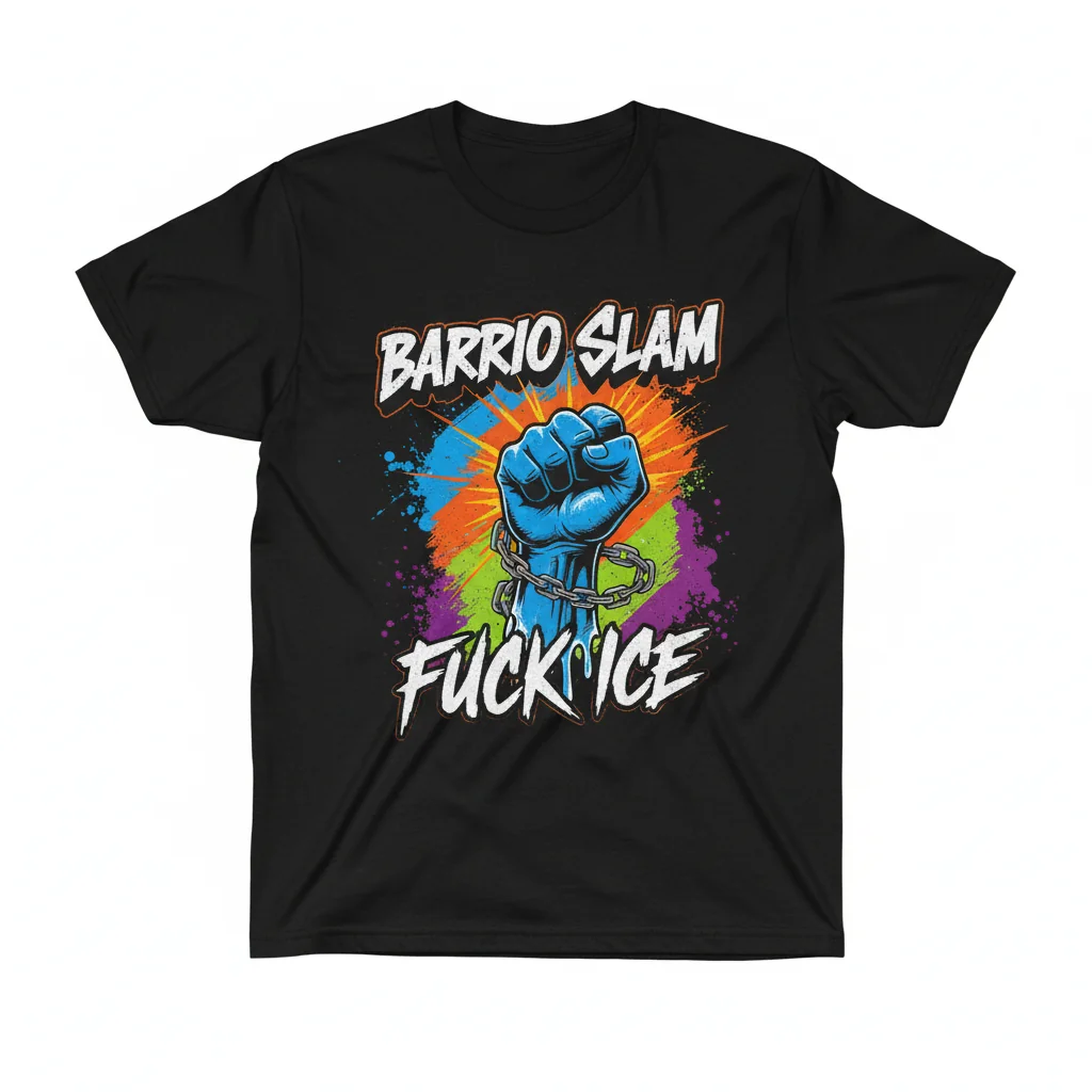 BARRIOSLAM: 'FUCK ICE' STATEMENT TEE