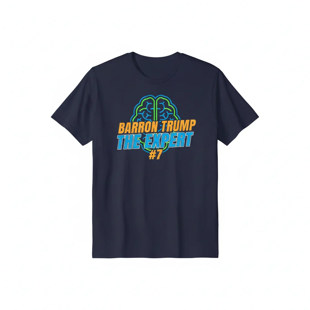 Barron Trump The Expert Essential T-Shirt - Premium Ring-Spun Cotton Tee