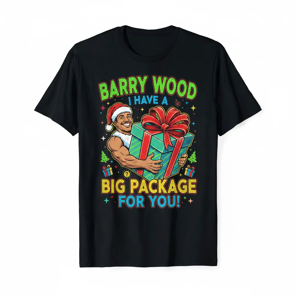 Barry Wood 'Big Package For You' Ugly Christmas Sweater - Durable, Eco-Friendly & Perfect Fit