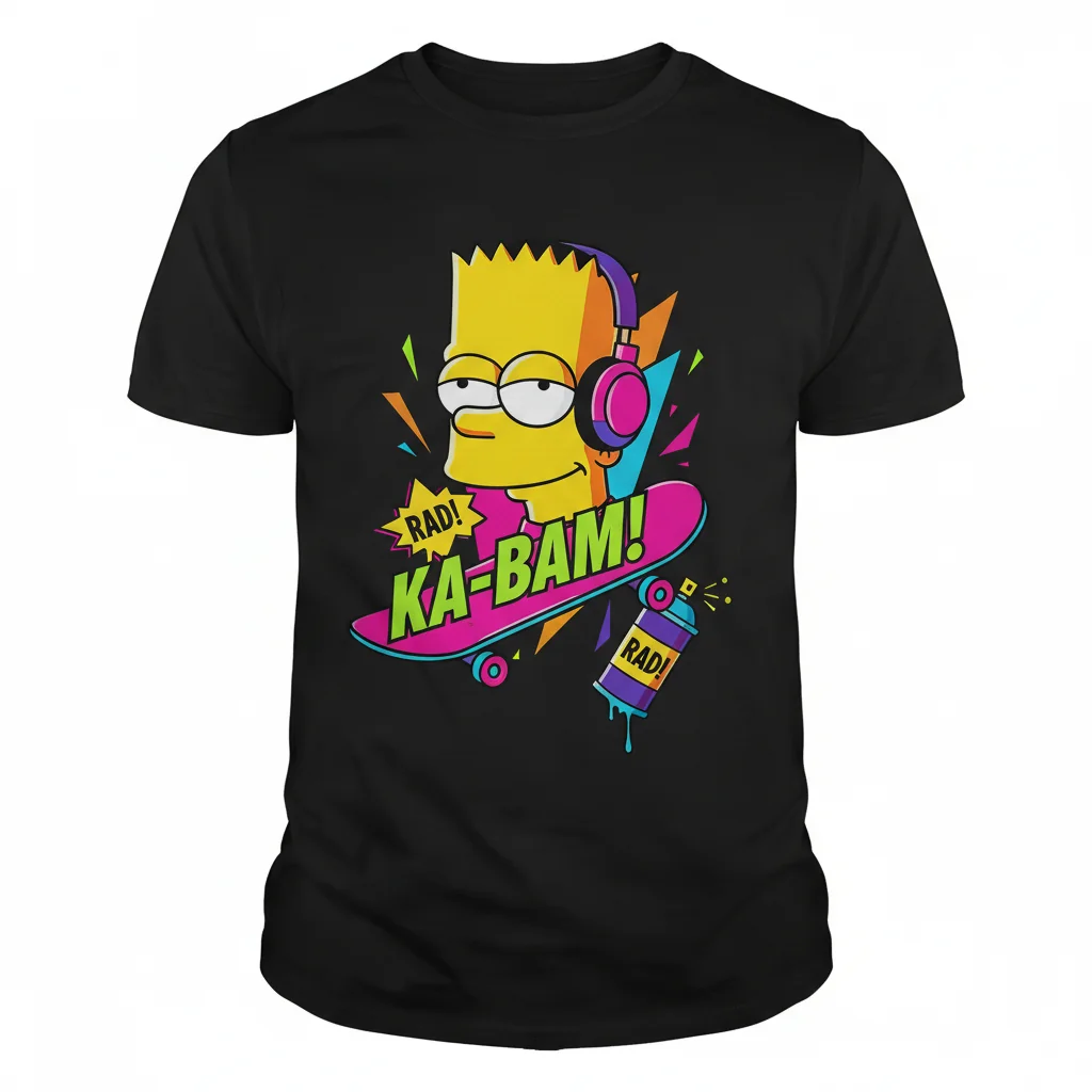 The Bart Simpson 'Rebel Art' Premium Tee