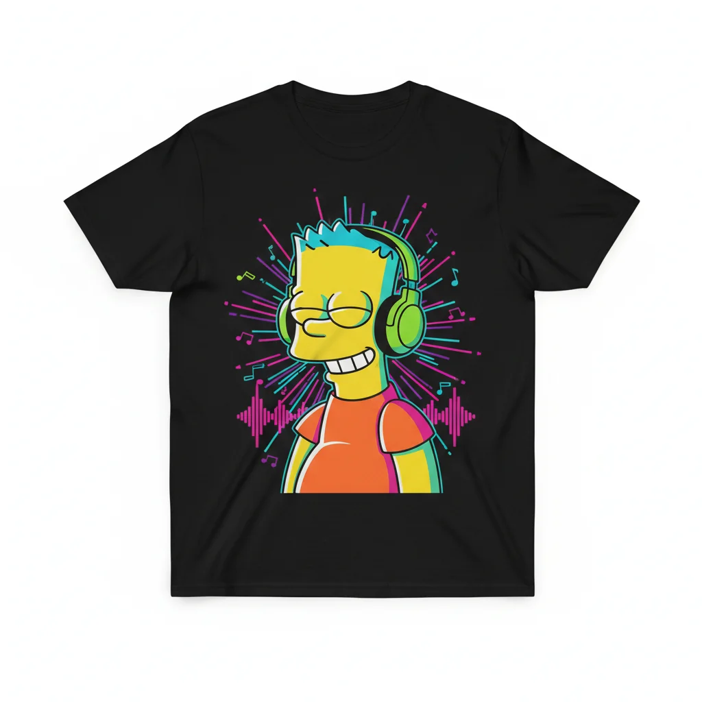 "Soundtrack of Youth" Bart Simpson Art Tee