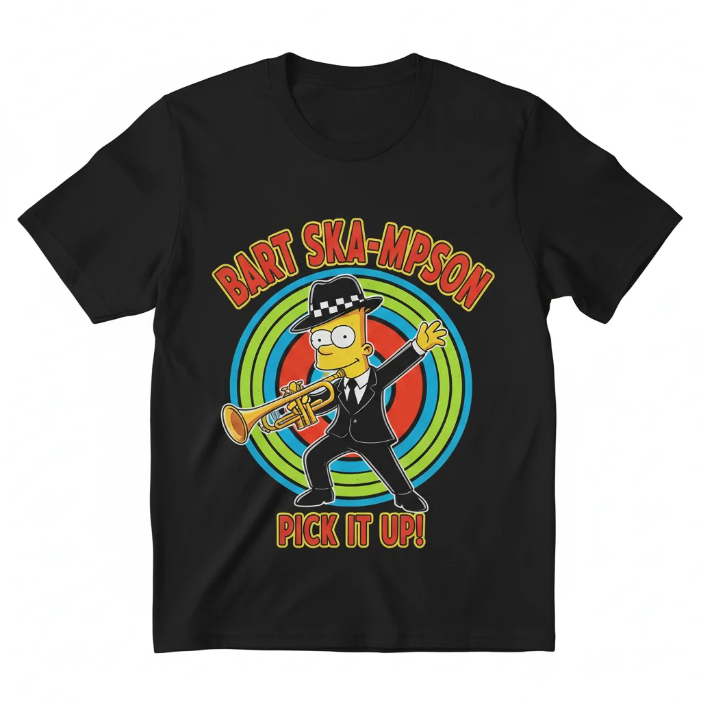 Bart Ska-Mpson Essential T-Shirt: Iconic Style, Unbeatable Durability