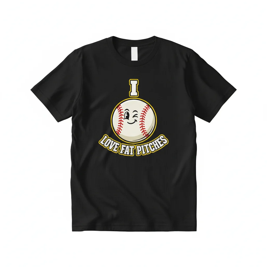 Baseball 'I Love Fat Pitches' – Premium Ultra-Soft Tee
