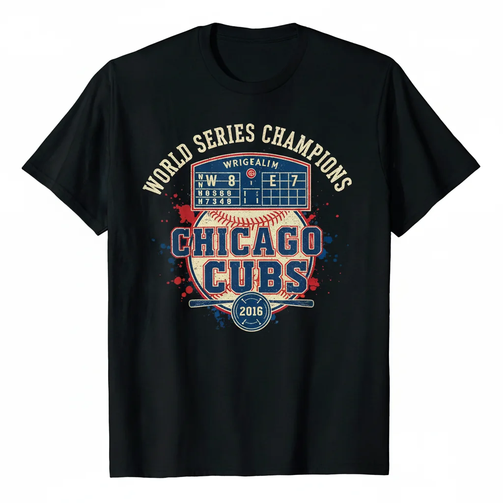 Baseballism Chicago Cubs 2016 World Series Champions Tee – Lasting Fan Gear
