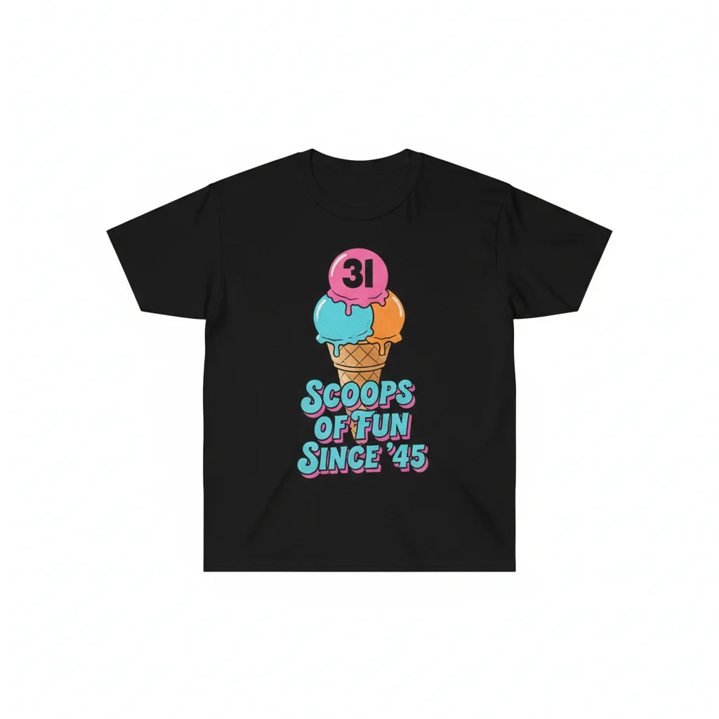 Baskin Robbins Logo T-Shirt | Classic Ice Cream Graphic Tee