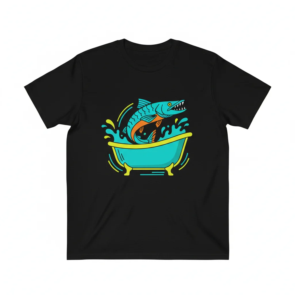 Camiseta Esencial "Bathtub Barracuda" – Estilo Duradero y Comodidad Superior