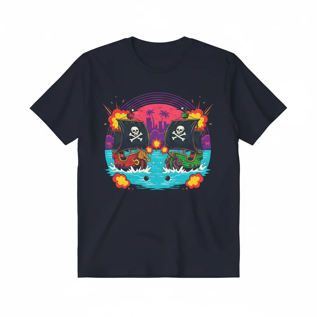 "Battle in the Bay" Graphic Tee | 100% Cotton Unisex T-Shirt | Essential Retail Fit