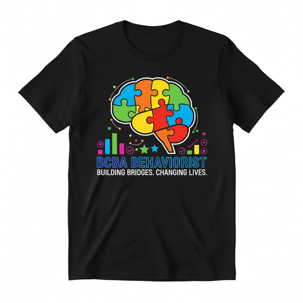 BCBA Behaviorist ABA Therapy Essential T-Shirt – Durable, Comfortable & Fade-Resistant