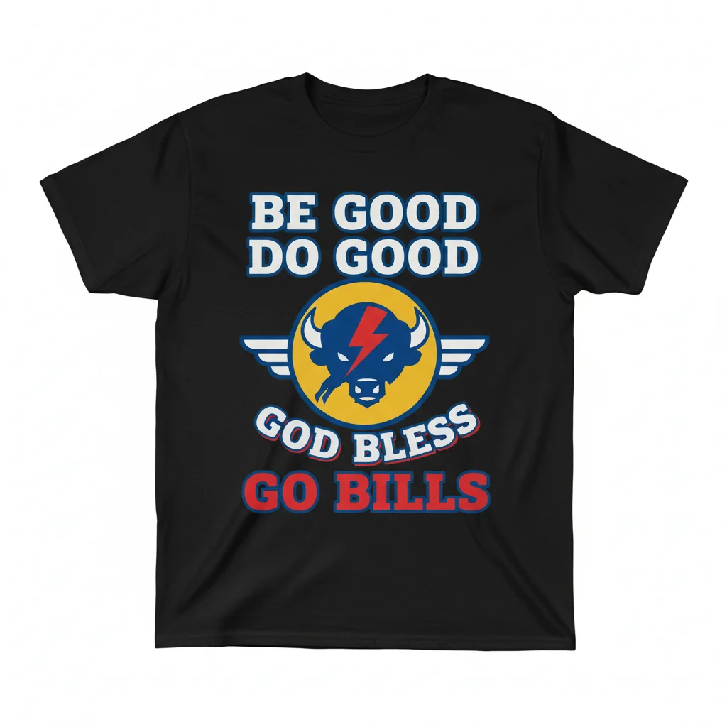 Be Good Do Good: God Bless Go Bills Lifestyle Tee