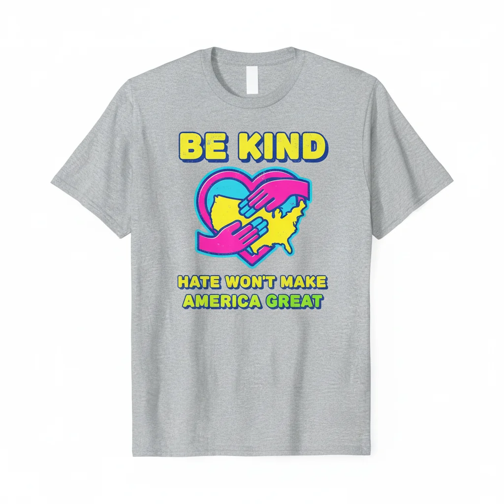 Be Kind, Not Hateful: Your Durable, Eco-Friendly Statement Tee
