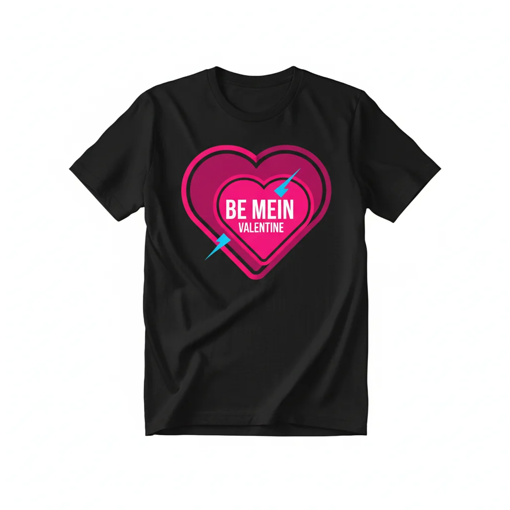 Be Mein Herz T-Shirt – Dauerhaft, Passgenau, Lebendig