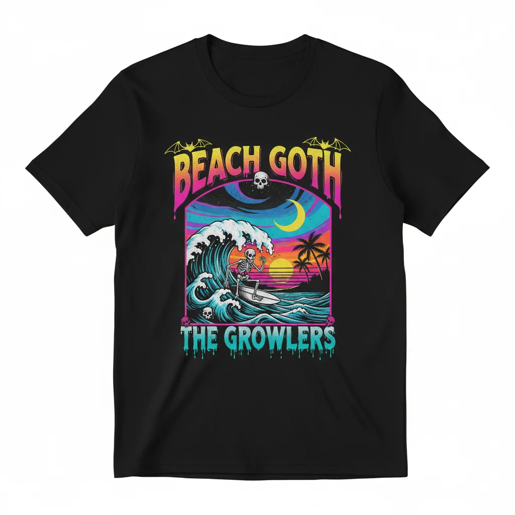 Beach Goth Growlers Tee