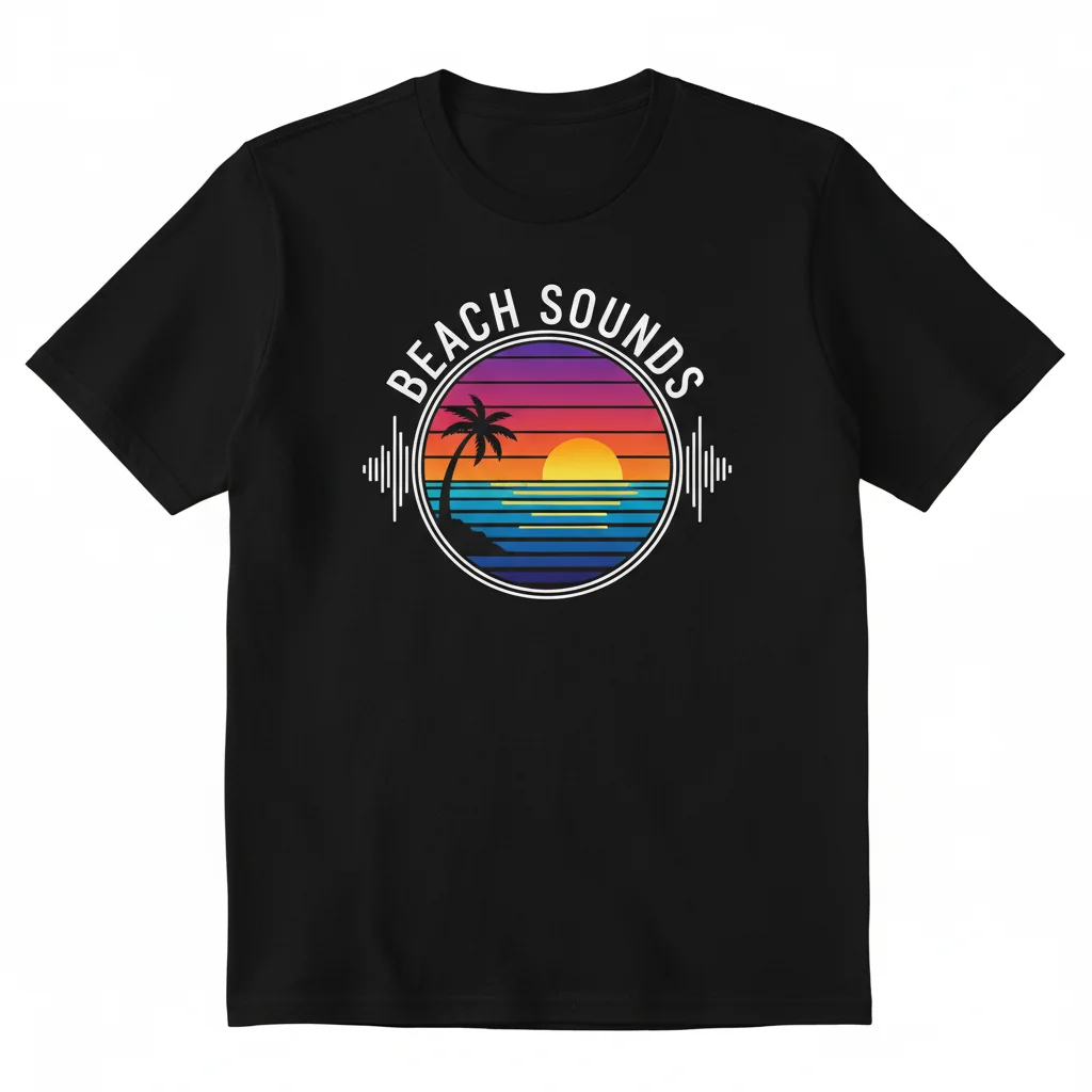 Beach Sounds Tee: Elevated Streetwear Essential
