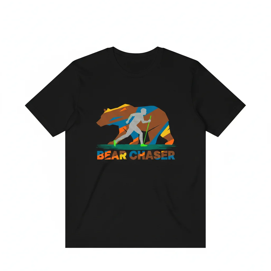 Bear Chaser Essential T-Shirt - Premium Cotton Graphic Tee