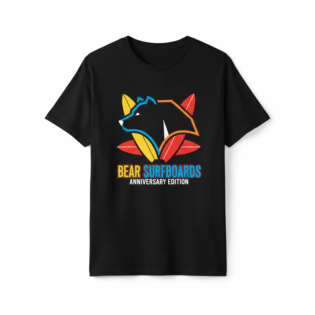 Bear Surfboards Vintage Classic Active T-Shirt
