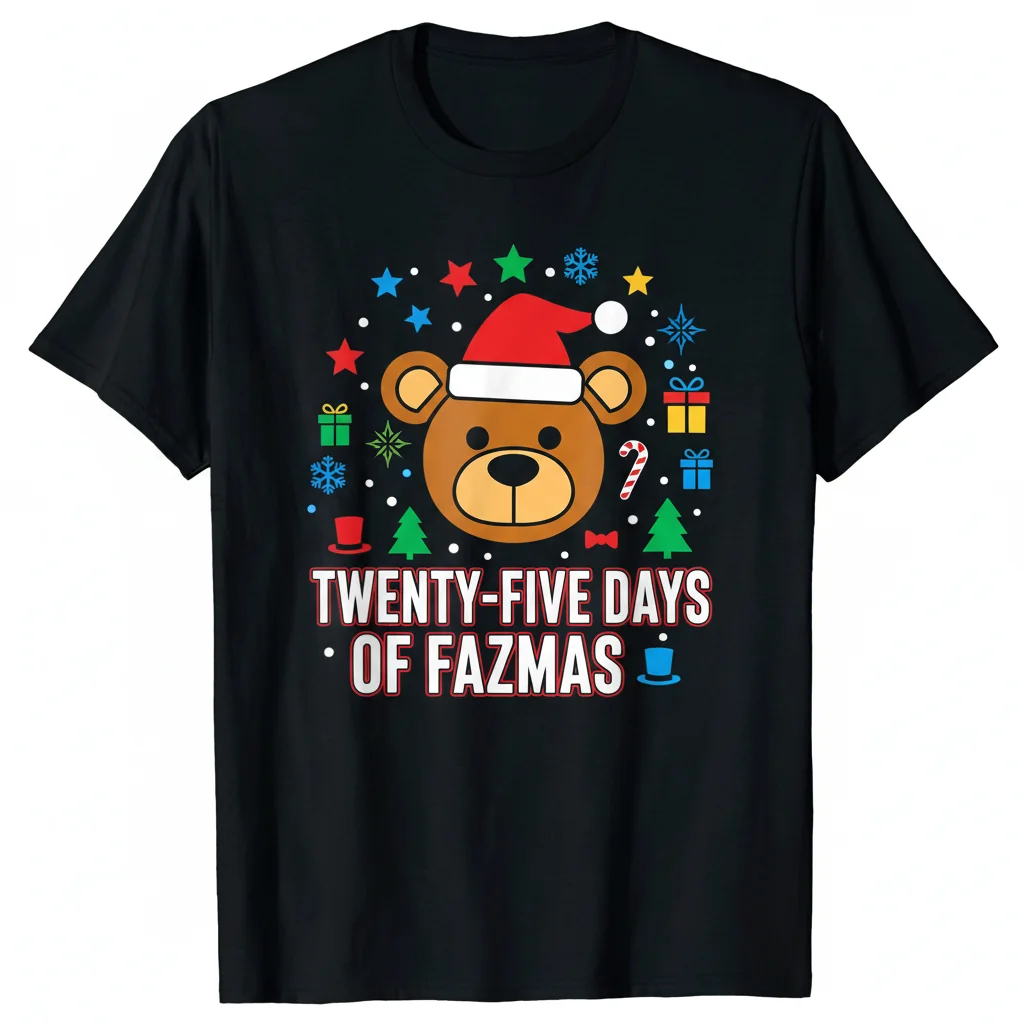 Fazmas Spirit: Bear's Twenty-Five Days of Festive Joy Tee
