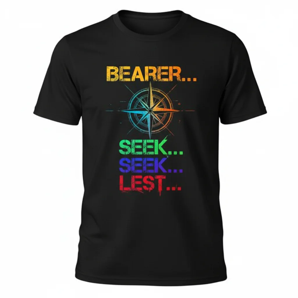 The 'Seek... Lest...' Drop Tee