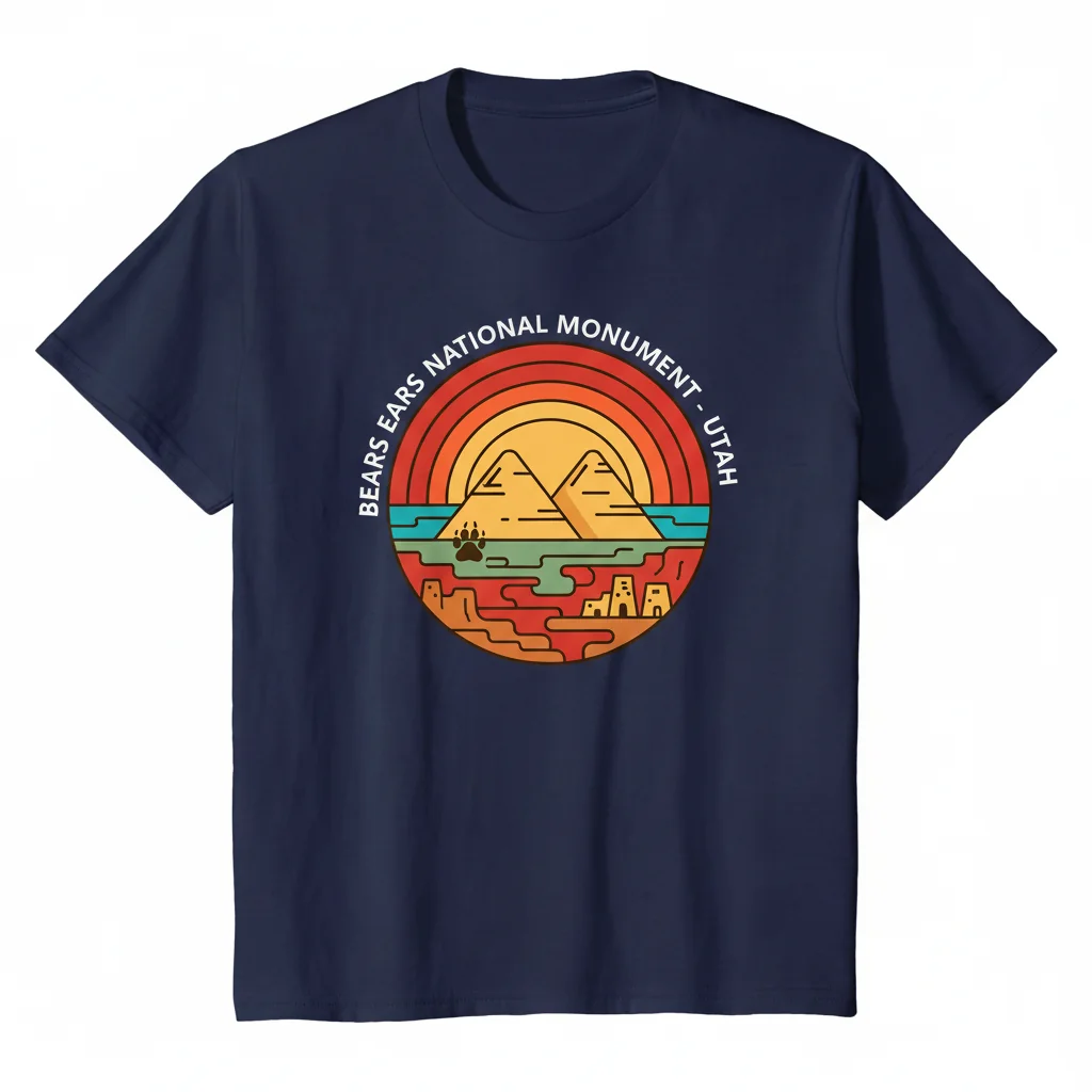 Bears Ears National Monument Utah Emblem – The Durable Essential T-Shirt